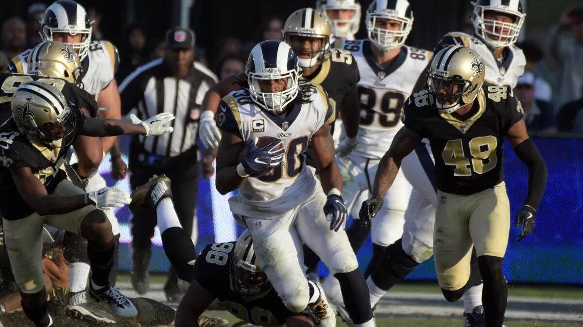 New Orleans Saints misslyckades med att slå Los Angles Rams